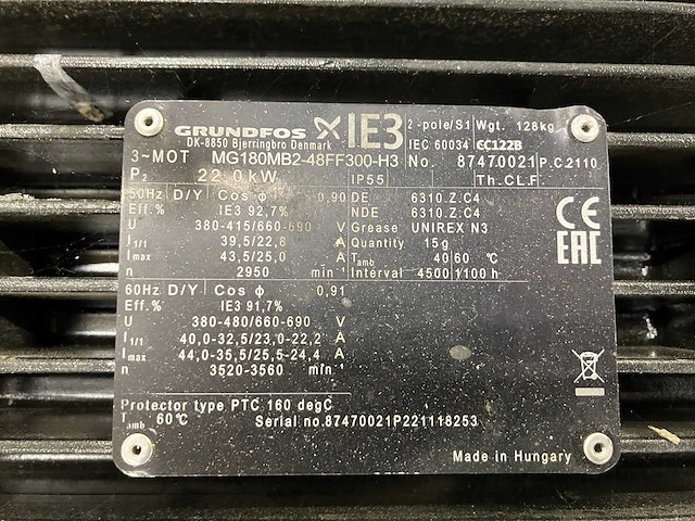 Grundfos - mg180mb2 - water pump - afbeelding 3 van  3