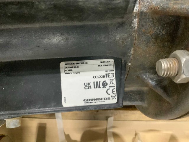 Grundfos cc122b verticale centrifugaalpomp - afbeelding 4 van  4
