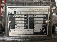 Grundfos cr3-3 verticale meertraps centrifugaalpomp - afbeelding 4 van  4