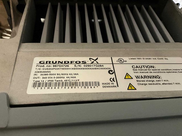 Grundfos cue202 frequentieregelaar - afbeelding 4 van  4