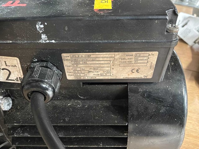Grundfos jp5-b-a-cvbp pompunit - afbeelding 3 van  3