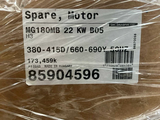 Grundfos mg180mb elektromotor - afbeelding 5 van  5