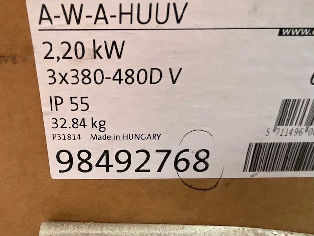 Grundfos mtr1-36/25 a-w-a-huuv verticale meertraps centrifugaal en schroefpomp - afbeelding 3 van  3