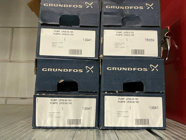 Grundfos pump up25-50 180 (4x) - afbeelding 2 van  2