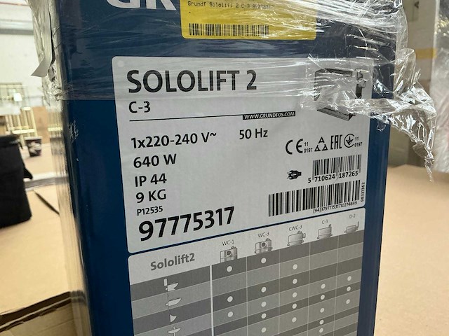 Grundfos sololift 2 (c-3) opvoerpomp - afbeelding 3 van  3