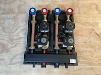 Grundfos ump3 auto 25-70 180 cv-circulatiepompen met verdeler (2x) - afbeelding 2 van  8