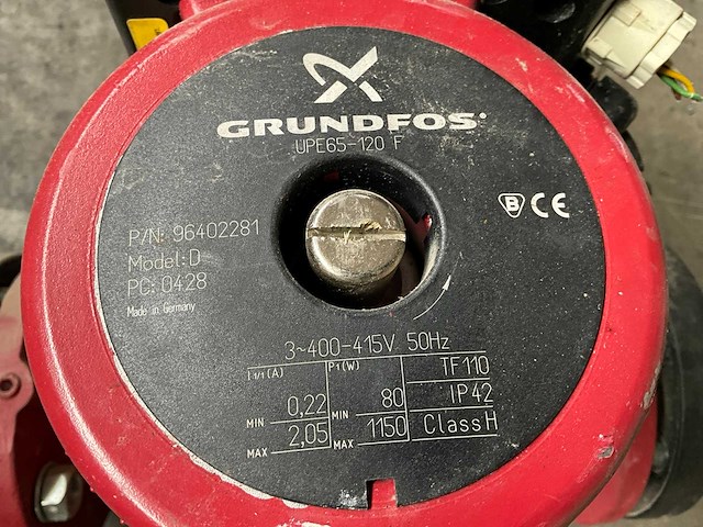 Grundfos upe65-120f circulatie pomp - afbeelding 4 van  4