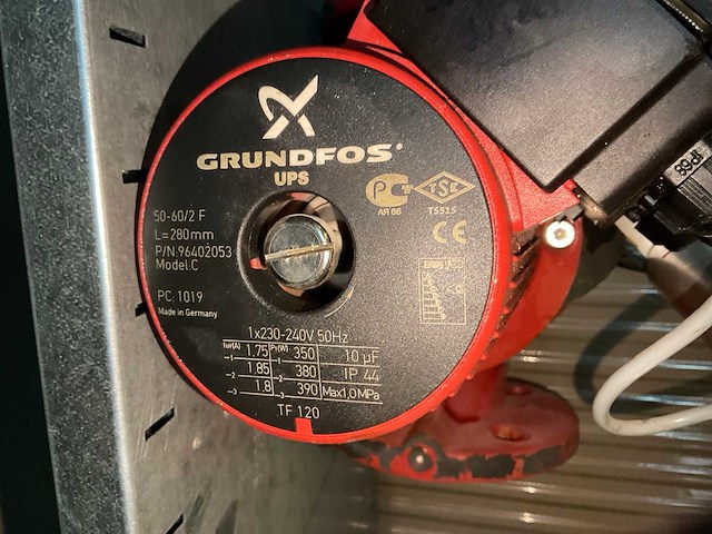 Grundfos ups tf120 circulatiepomp (2x) - afbeelding 2 van  2