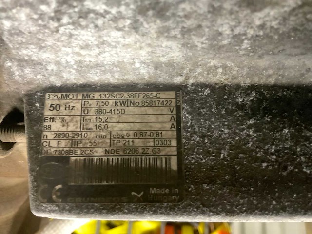 Grundfos verticale centrifugaalpomp - afbeelding 6 van  7