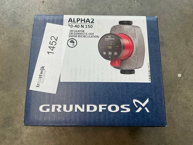 Grundfoss alpha 2 20-40 n150 circulatie pomp - afbeelding 1 van  2