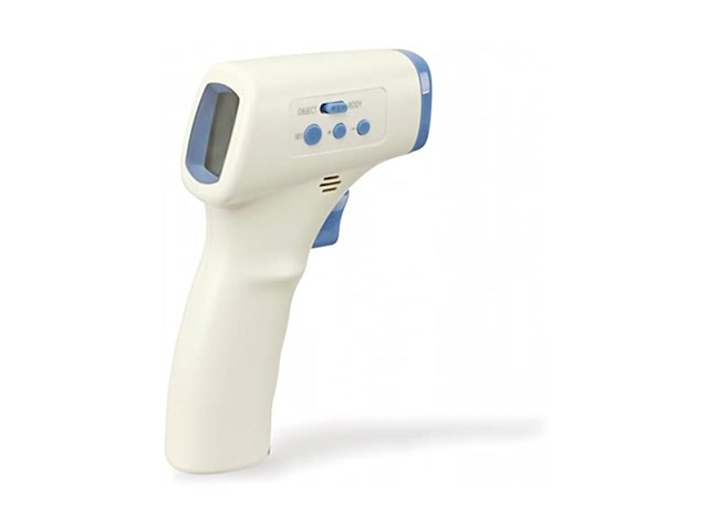 Grundig ed18993 infrared digital thermometer with led light indicator - afbeelding 1 van  3
