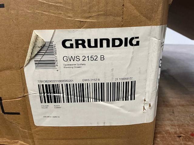 Grundig gws 2152 b warmhoudlade - afbeelding 3 van  3