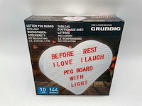 Grundig hartvormige led letterbord (48x) - afbeelding 2 van  4