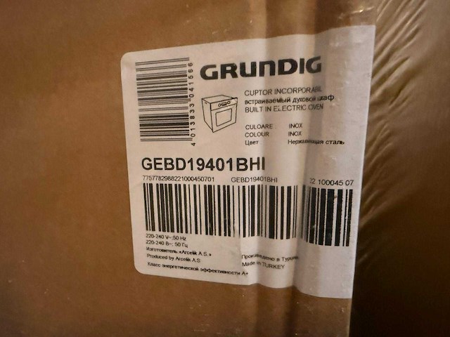 Grundig inbouw bakoven gebd19401bhi - afbeelding 8 van  10