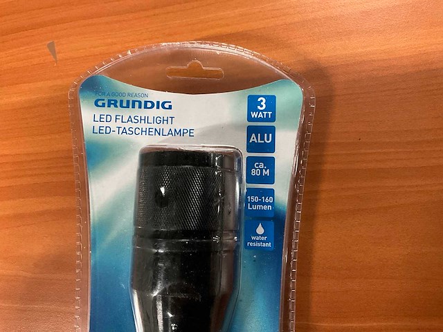 Grundig led partij zaklamp - afbeelding 3 van  10