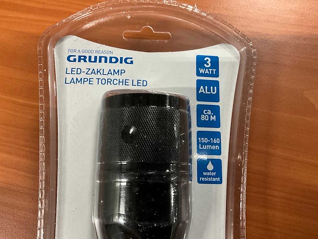 Grundig led partij zaklamp - afbeelding 4 van  10