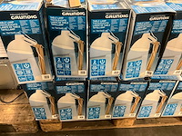 Grundig metalwood tafellamp (4x) - afbeelding 4 van  5