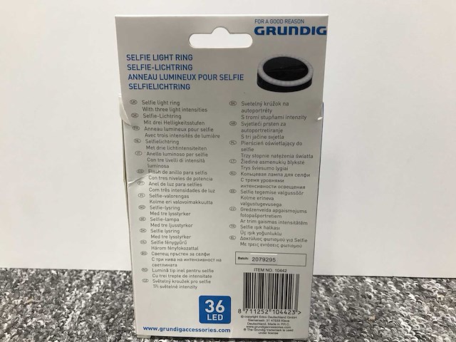 Grundig selfie-lichtring (48x) - afbeelding 2 van  2