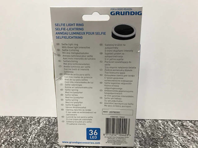Grundig selfie-lichtring (48x) - afbeelding 5 van  5