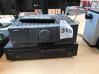 Grundig/ yamaha versterker, cd speler - afbeelding 1 van  3