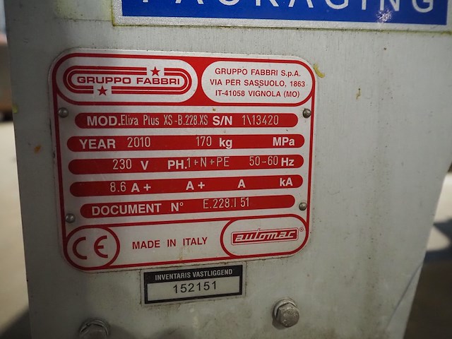 Gruppo fabbri s.p.a. - afbeelding 7 van  15