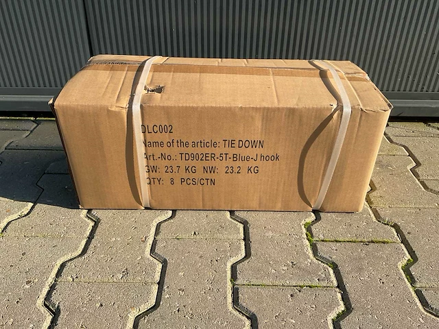 Gs 5 ton 9 meter sjorband/spanband 10 dozen (80 stuks) - afbeelding 8 van  14