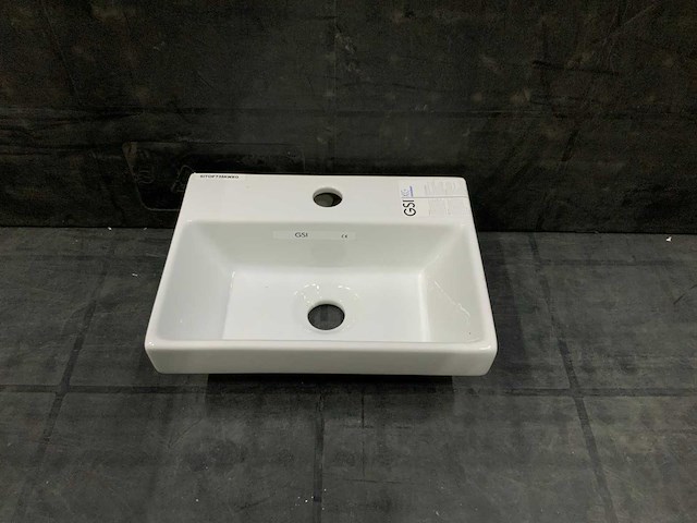 Gsi - extraglaze - wastafel 35 x 25,5 cm - afbeelding 1 van  3