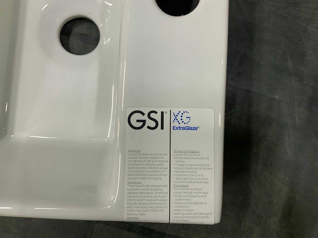 Gsi - extraglaze - wastafel 35 x 25,5 cm - afbeelding 3 van  3