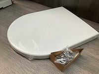 Gsi ms88dc11 toiletzitting quick release antibacterieel glans wit - afbeelding 2 van  5