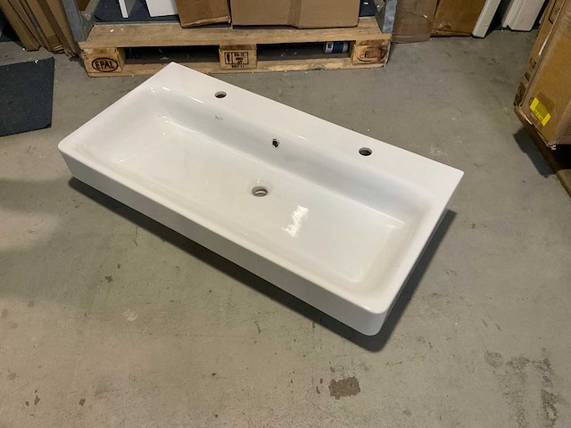 Gsi wastafel keramisch 100x50cm - afbeelding 1 van  4