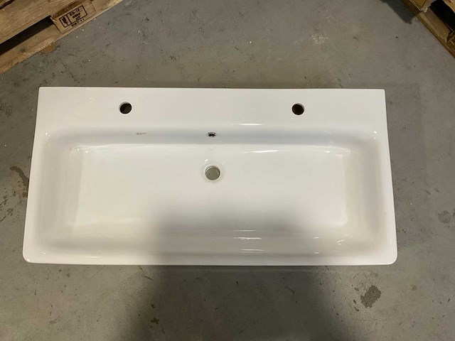 Gsi wastafel keramisch 100x50cm - afbeelding 2 van  4