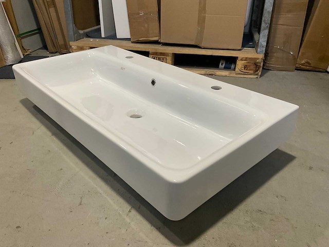 Gsi wastafel keramisch 100x50cm - afbeelding 3 van  4