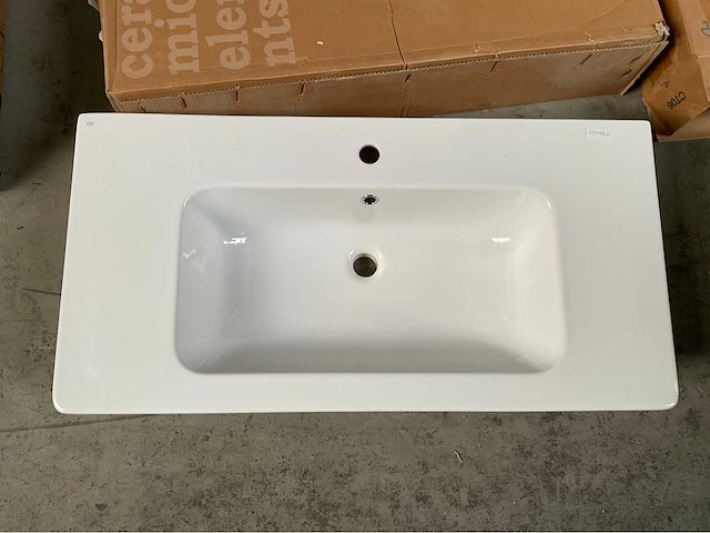 Gsi wastafel keramisch 100x51cm - afbeelding 3 van  3