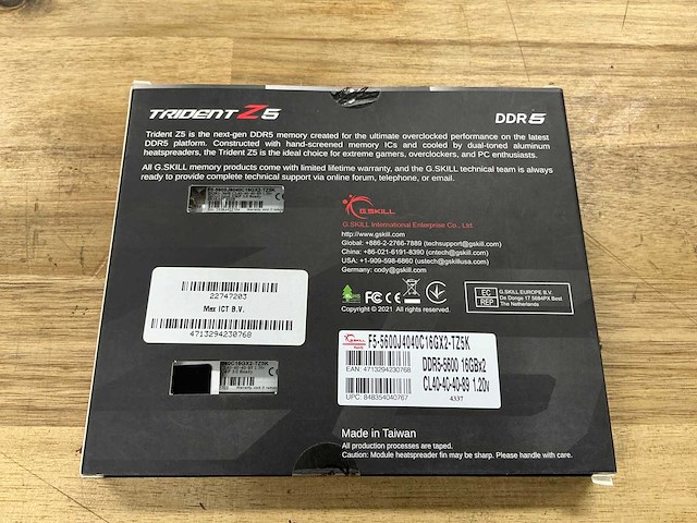 G.skill trident z5 f5-5600j4040c16gx2-tz5k - afbeelding 2 van  2