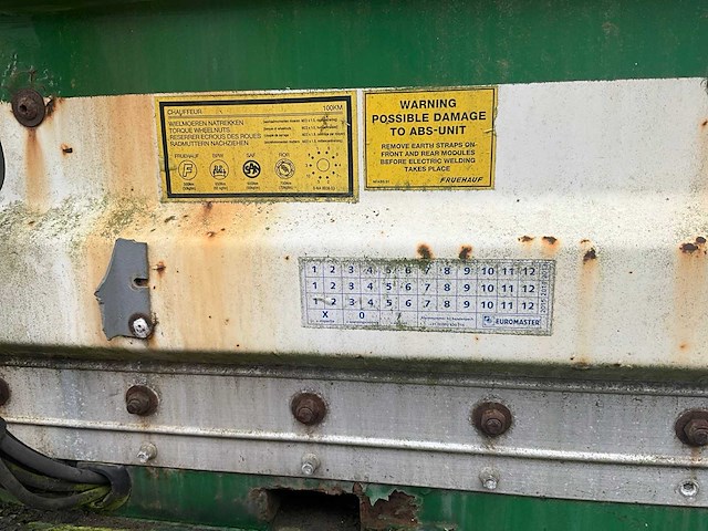 Gt fruehauf - schuifzeil trailer - oplegger - afbeelding 28 van  28