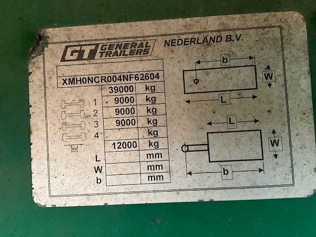 Gt fruehauf - schuifzeil trailer - oplegger - afbeelding 10 van  28