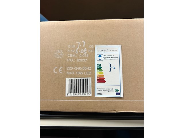 G.t.a. hanglamp xl zwart, zuiver - afbeelding 2 van  3