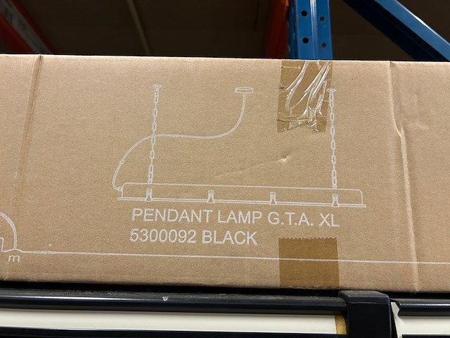 G.t.a. hanglamp xl zwart, zuiver - afbeelding 3 van  3