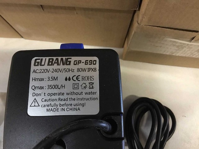 Gu-bang gp-690 waterpomp (8x) - afbeelding 3 van  4