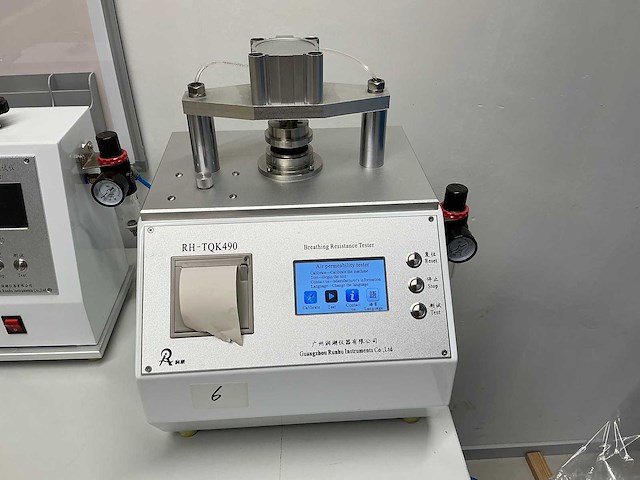 Guangzhou runhu instruments - rh-tqk490 - breathing resistance tester - afbeelding 2 van  6