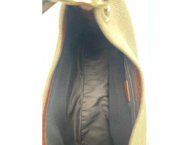 Gucci - canvas & leather shoulder bag - handtas - op echtheid geconroleerd - designer - afbeelding 3 van  11