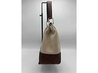 Gucci - canvas & leather shoulder bag - handtas - op echtheid geconroleerd - designer - afbeelding 7 van  11
