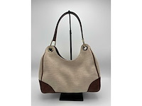 Gucci - canvas & leather shoulder bag - handtas - op echtheid geconroleerd - designer - afbeelding 8 van  11