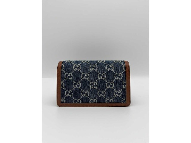 Gucci - dionysus mini bag denim - handtas - op echtheid geconroleerd - designer - afbeelding 3 van  9