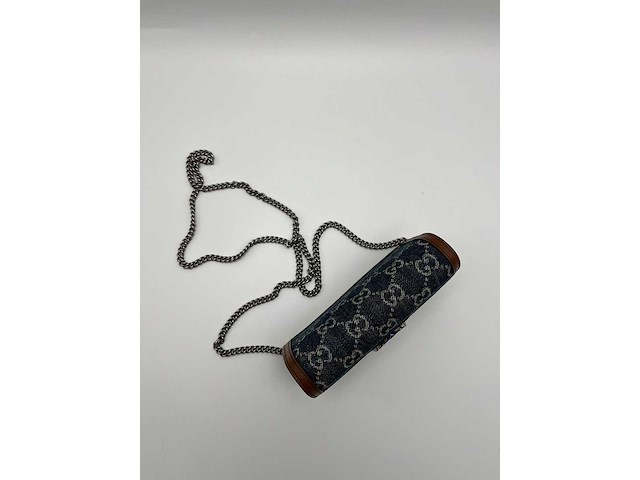 Gucci - dionysus mini bag denim - handtas - op echtheid geconroleerd - designer - afbeelding 5 van  9