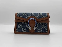 Gucci - dionysus mini bag denim - handtas - op echtheid geconroleerd - designer - afbeelding 2 van  9