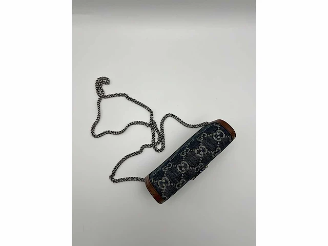 Gucci - dionysus mini bag denim - handtas - op echtheid geconroleerd - designer - afbeelding 5 van  9