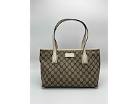 Gucci - gg supreme tote bag - handtas - op echtheid geconroleerd - designer - afbeelding 1 van  10