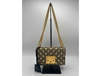 Gucci - padlock shoulder bag with beespadlock shoulder bag with bees - handtas - op echtheid geconroleerd - designer - afbeelding 5 van  9