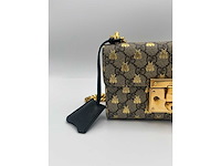 Gucci - padlock shoulder bag with beespadlock shoulder bag with bees - handtas - op echtheid geconroleerd - designer - afbeelding 10 van  15